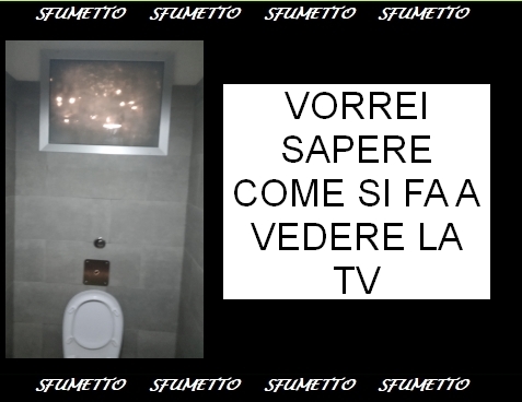 televisione in bagno